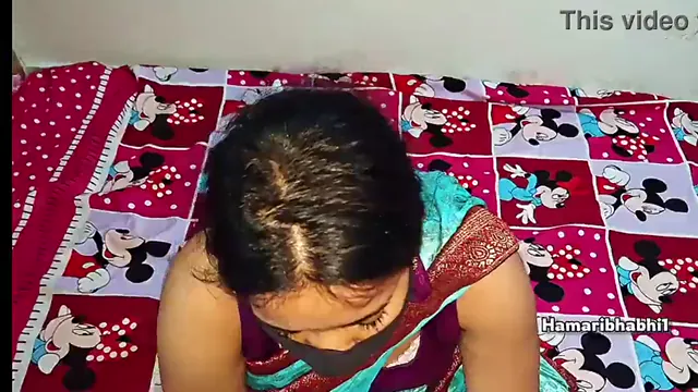 Chubby Indian wife in saree enjoys loud passionate sex with husband